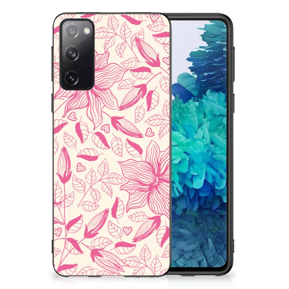 Samsung Galaxy S20 Skin Case Pink Flowers