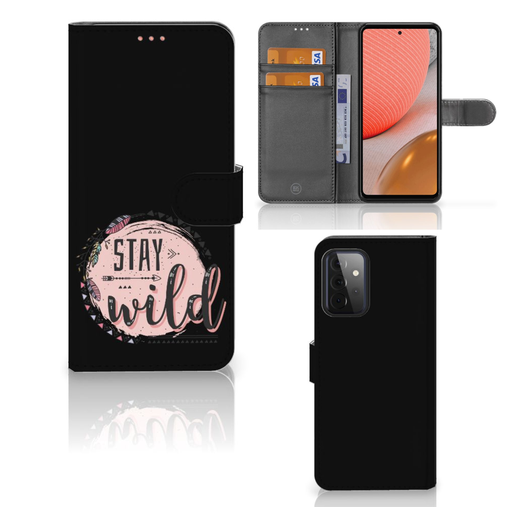 Samsung Galaxy A72 Leuk Hoesje Boho Stay Wild