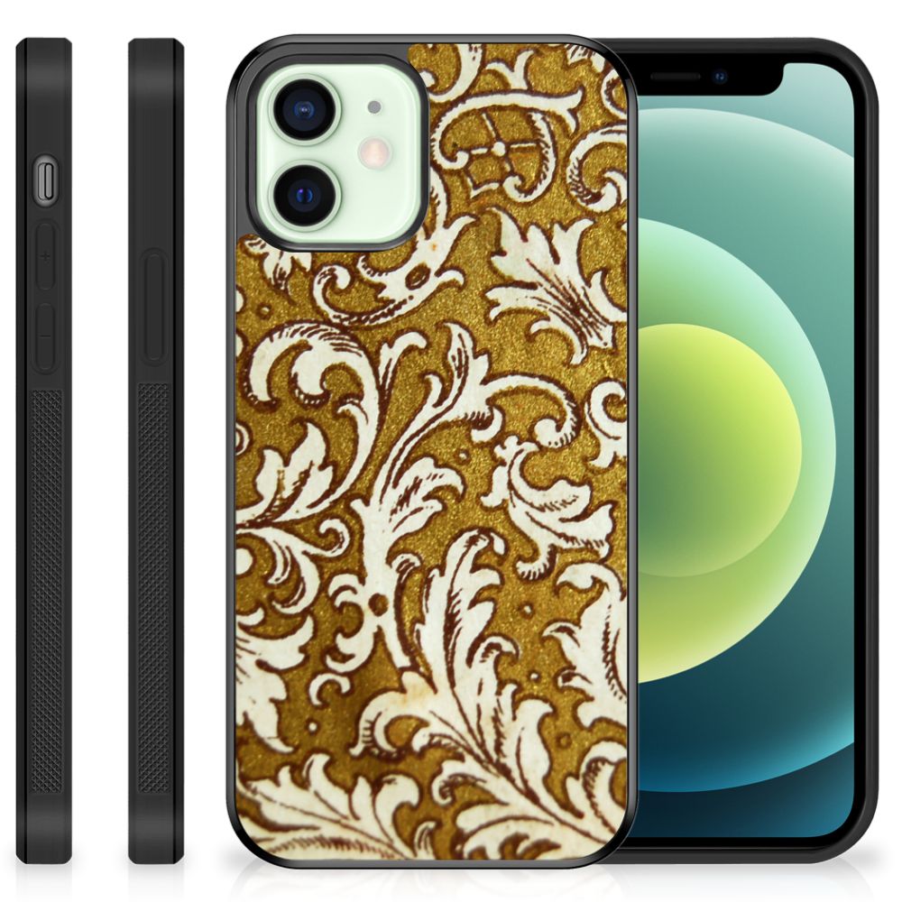 Hoesje TPU iPhone 12 Mini Barok Goud B2C Telecom