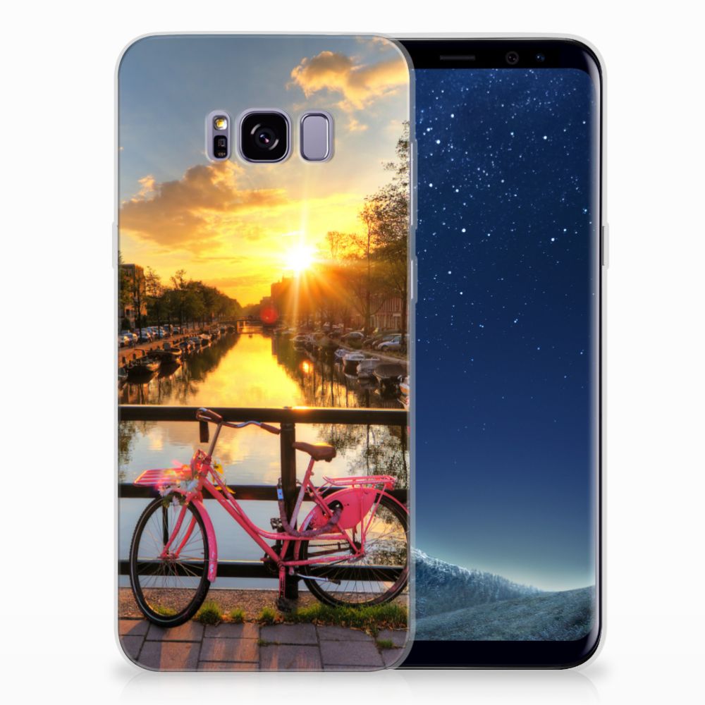 Samsung Galaxy S8 Plus Siliconen Back Cover Amsterdamse Grachten