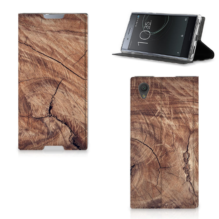 Sony Xperia L1 Book Wallet Case Tree Trunk