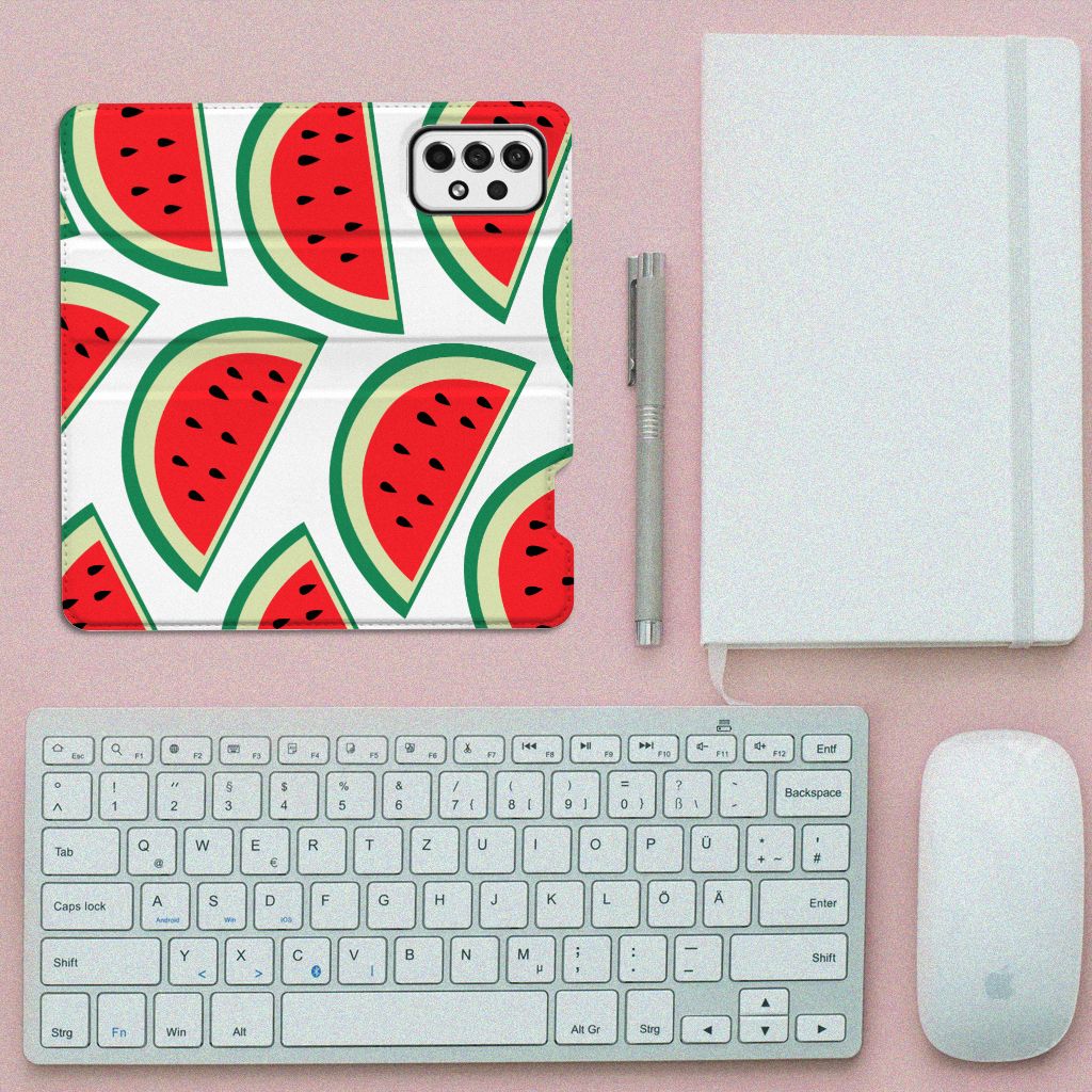 Samsung Galaxy A73 Flip Style Cover Watermelons - B2C Telecom
