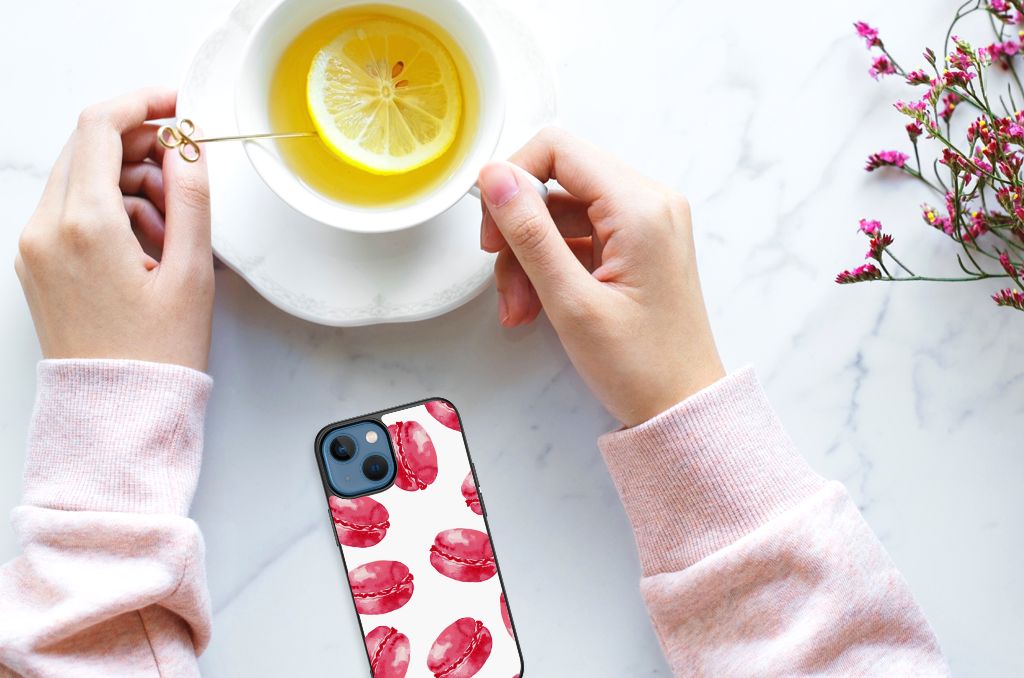 Apple iPhone 13 mini Back Cover Hoesje Pink Macarons B2C Telecom