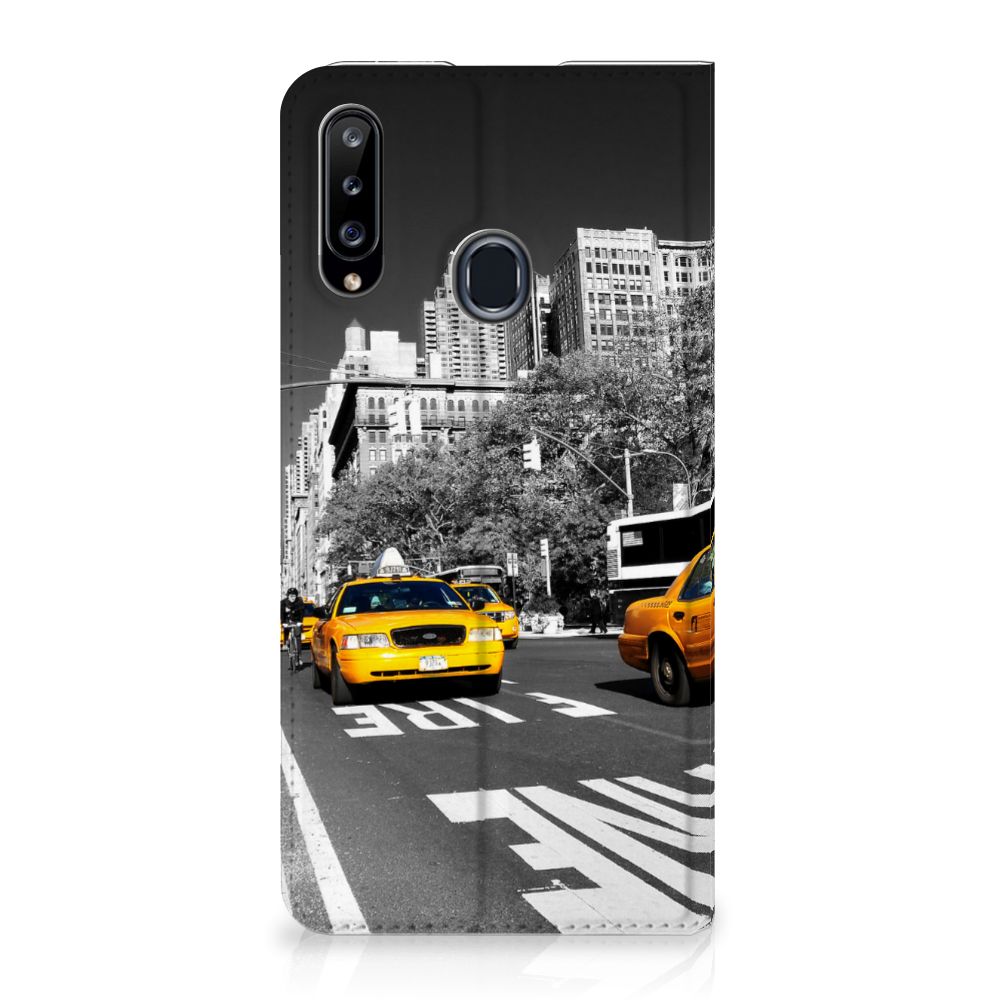 Samsung Galaxy A20s Book Cover New York Taxi - B2C Telecom