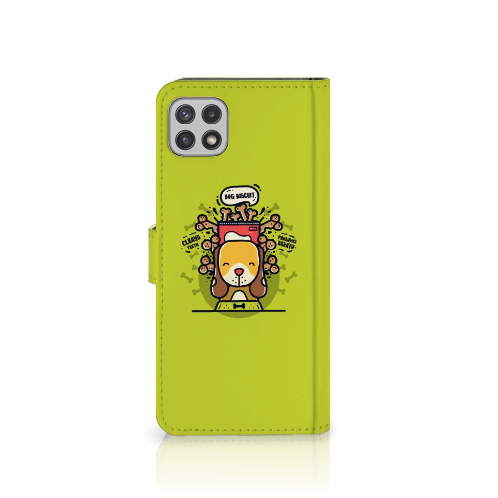 Samsung Galaxy A22 5G Leuk Hoesje Doggy Biscuit