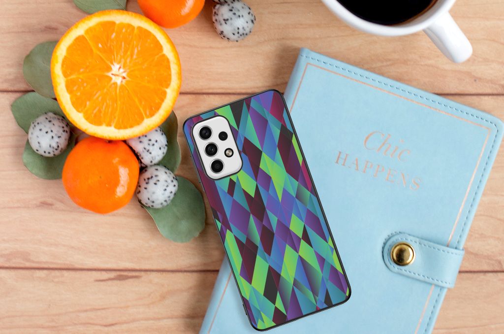 Samsung Galaxy A23 Backcover Abstract Green Blue B2C Telecom