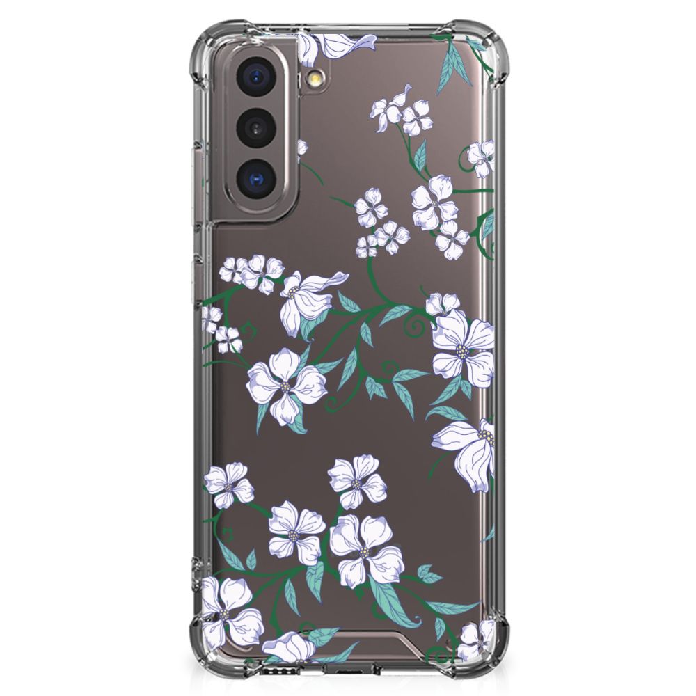 Samsung Galaxy S21 Uniek Case Blossom White