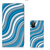 Samsung Galaxy A41 Hoesje met Magneet Waves Blue - B2C Telecom