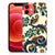 Siliconen Hoesje iPhone 12 Mini Barok Flower
