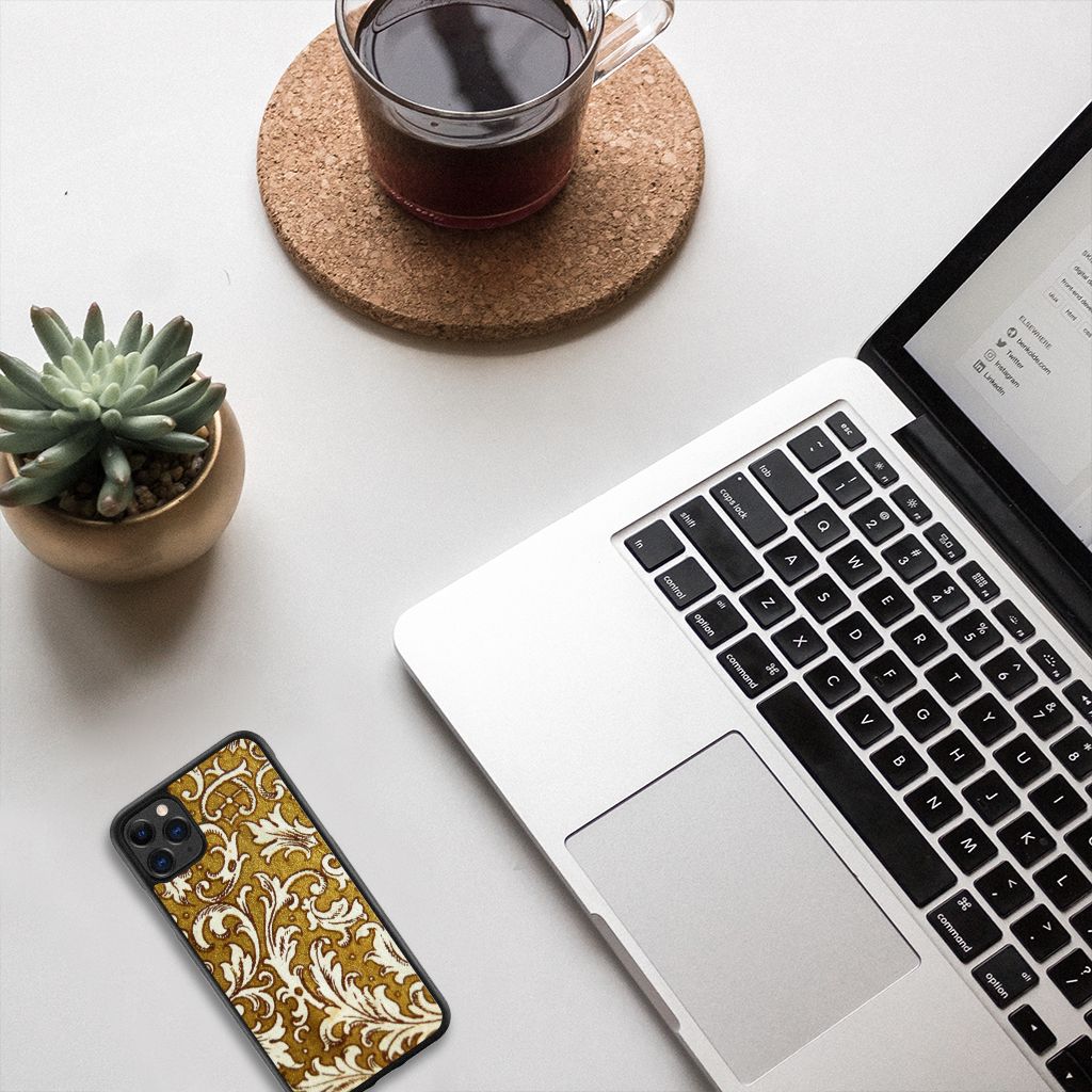 Hoesje TPU Apple iPhone 11 Pro Max Barok Goud B2C Telecom
