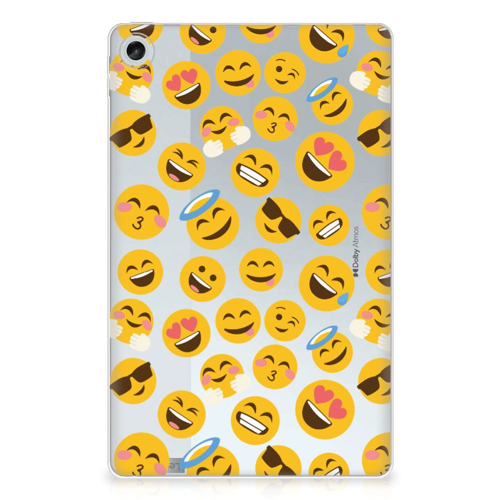 Lenovo Tab M10 Plus (3e generatie) Hippe Hoes Emoji - B2C Telecom