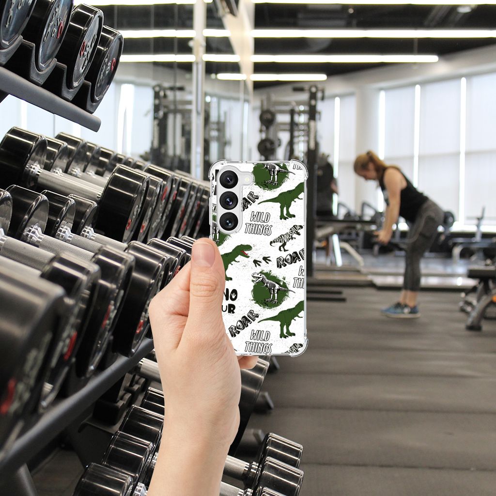 Case Anti-shock voor Samsung Galaxy S23 Dinosaurus B2C Telecom