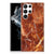 Samsung Galaxy S22 Ultra TPU Siliconen Hoesje Marmer Bruin