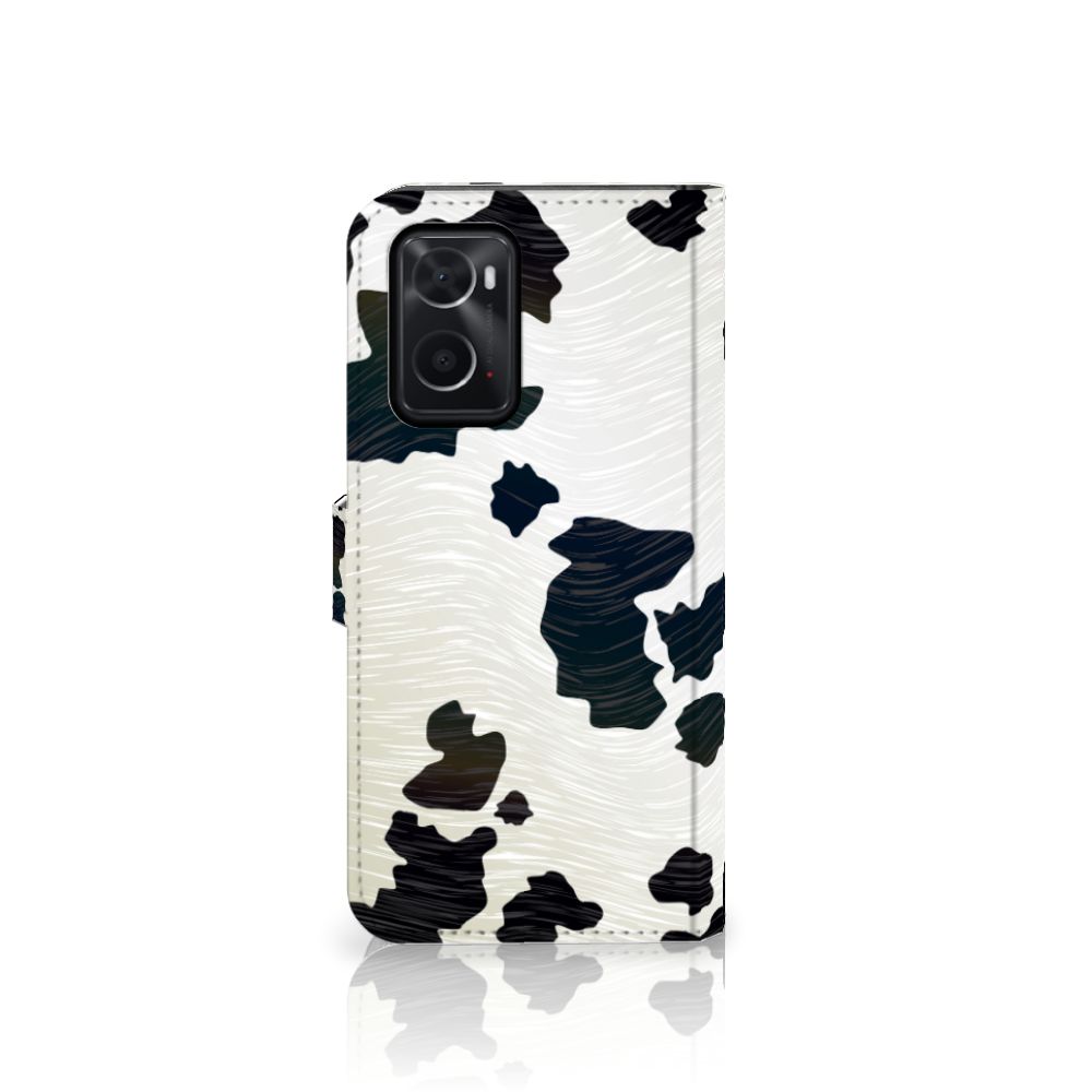 OPPO A76 | A96 Telefoonhoesje met Pasjes Koeienvlekken