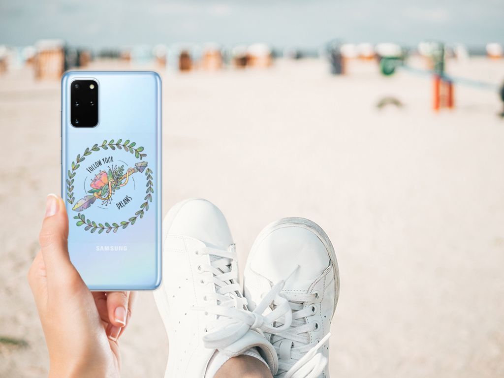 Samsung Galaxy S20 Plus Telefoonhoesje met Naam Boho Dreams B2C Telecom