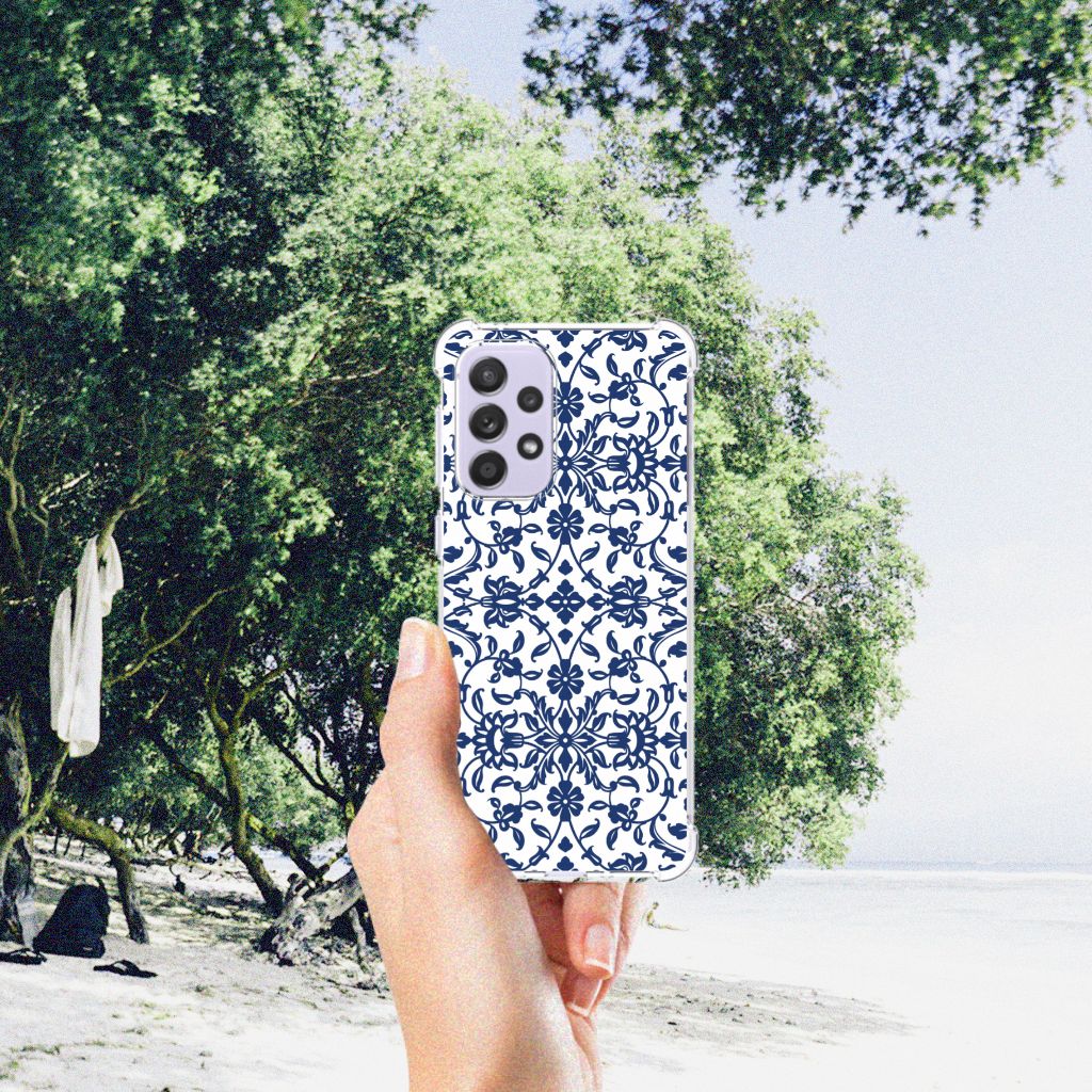 Samsung Galaxy A33 Case Flower Blue B2C Telecom