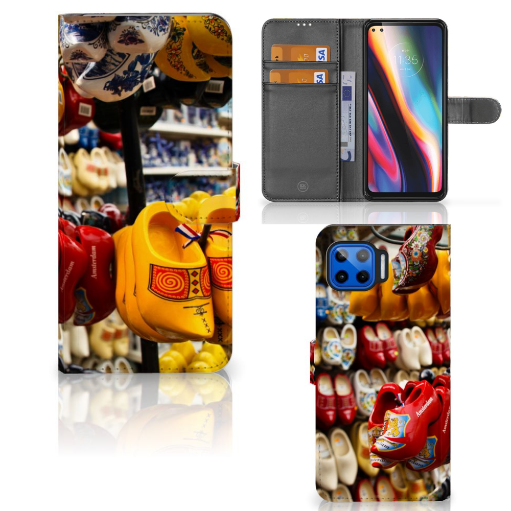 Motorola Moto G 5G Plus Flip Cover Klompen