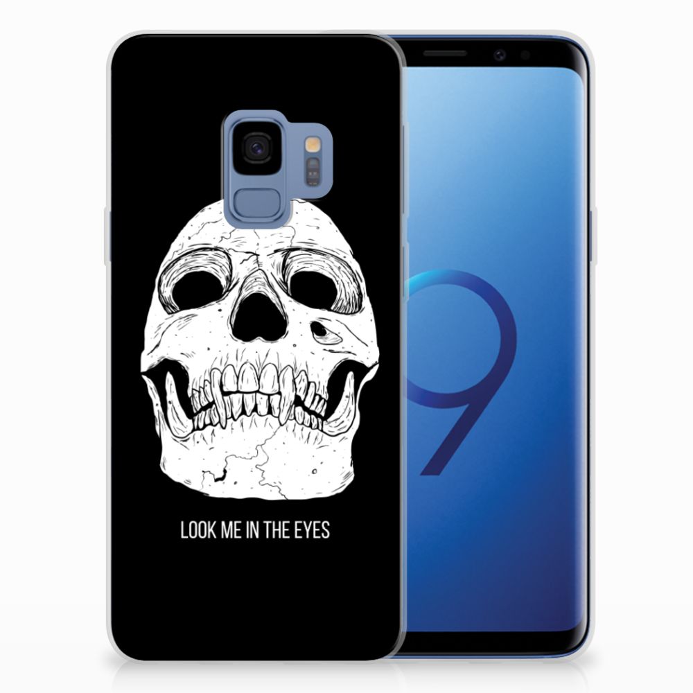 Silicone Back Case Samsung Galaxy S9 Skull Eyes