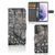 Samsung Galaxy S21 Plus Telefoonhoesje met Pasjes Krokodillenprint
