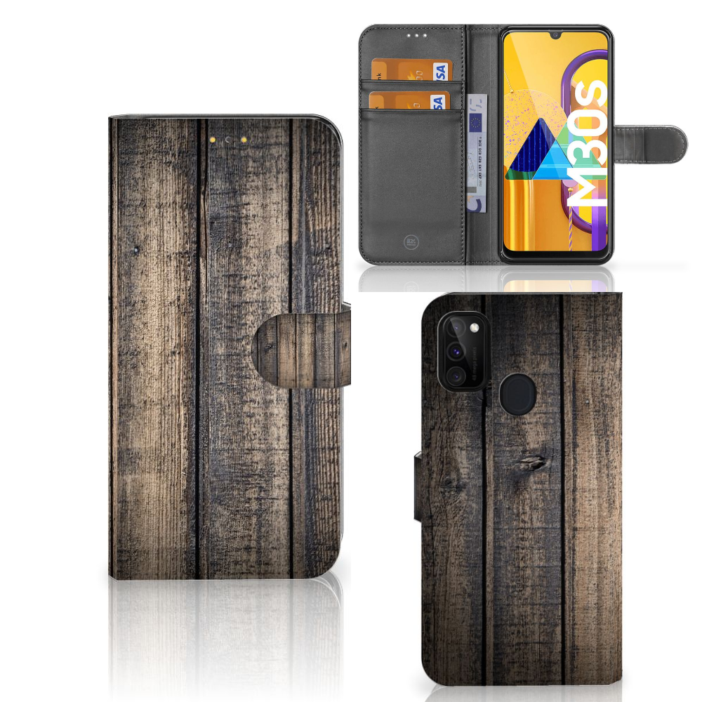 Samsung Galaxy M21 | M30s Book Style Case Steigerhout