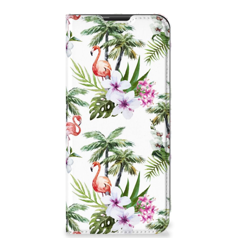Motorola Moto G9 Play Hoesje maken Flamingo Palms - B2C Telecom
