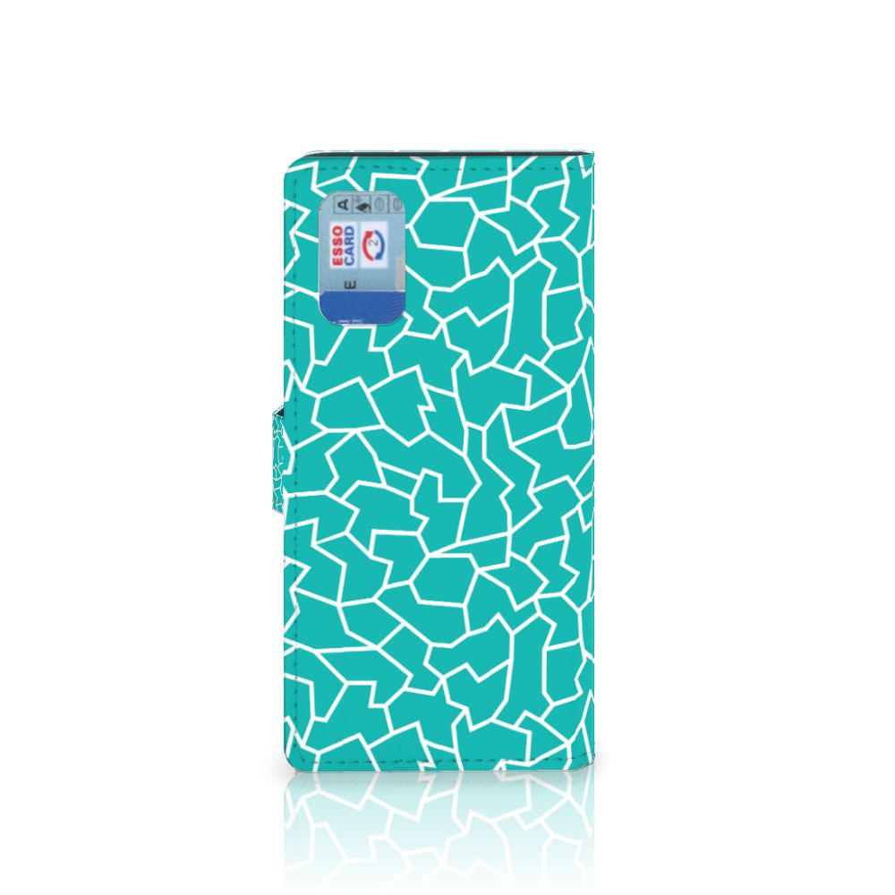 Samsung Galaxy A02s | M02s Hoesje Cracks Blue