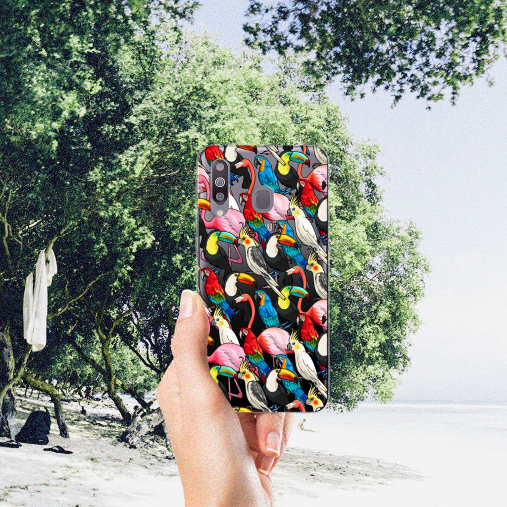 Samsung Galaxy M30 TPU Hoesje Birds