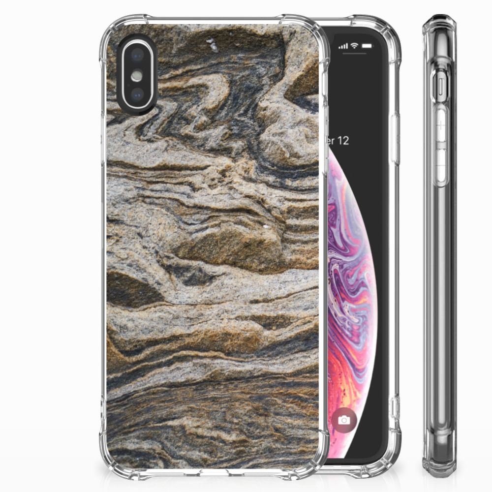 Apple iPhone X | Xs Anti-Shock Hoesje Steen