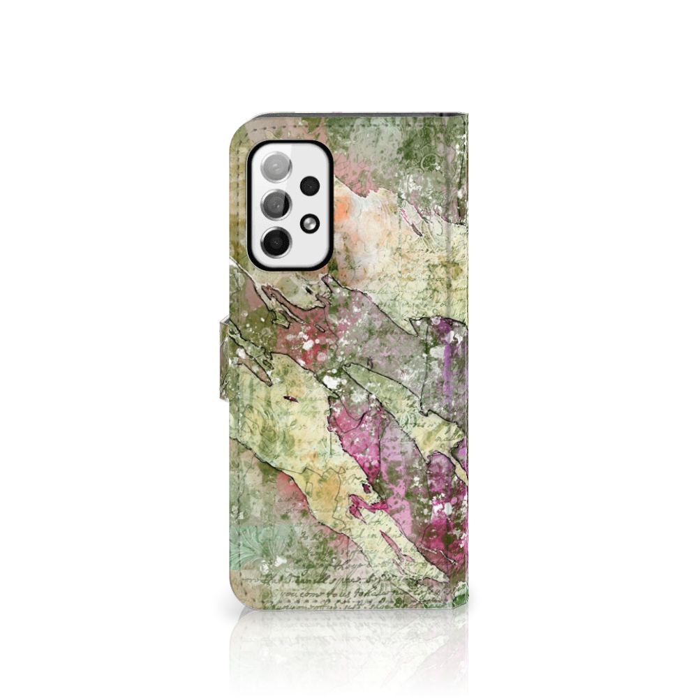 Hoesje Samsung Galaxy A73 5G Letter Painting