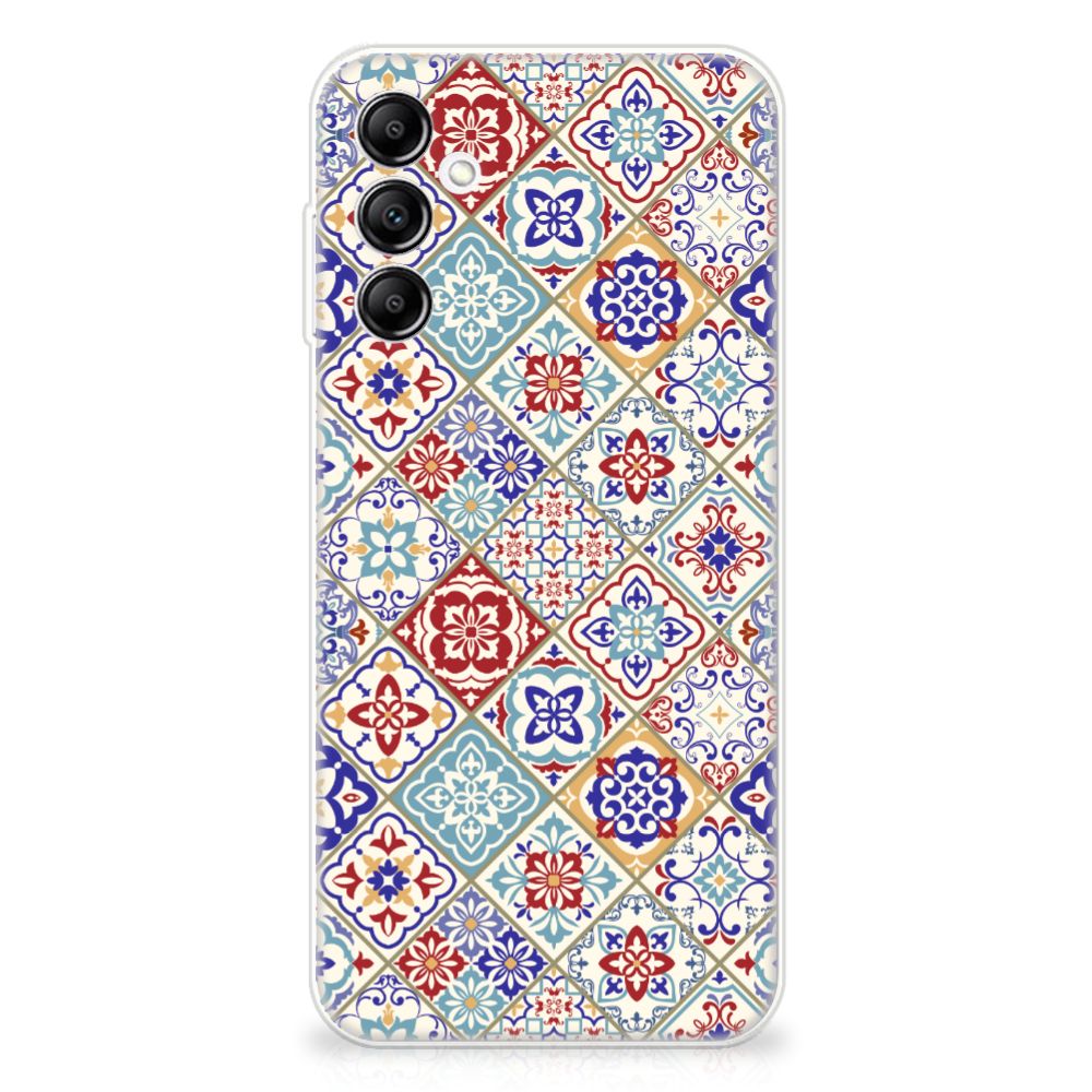 Samsung Galaxy A14 5G TPU Siliconen Hoesje Tiles Color