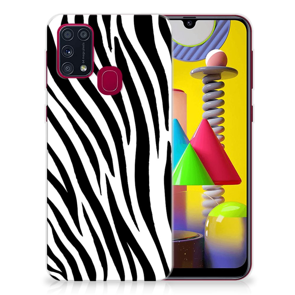 Samsung Galaxy M31 TPU Hoesje Zebra B2C Telecom