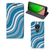 Motorola Moto G7 Play Hoesje met Magneet Waves Blue - B2C Telecom