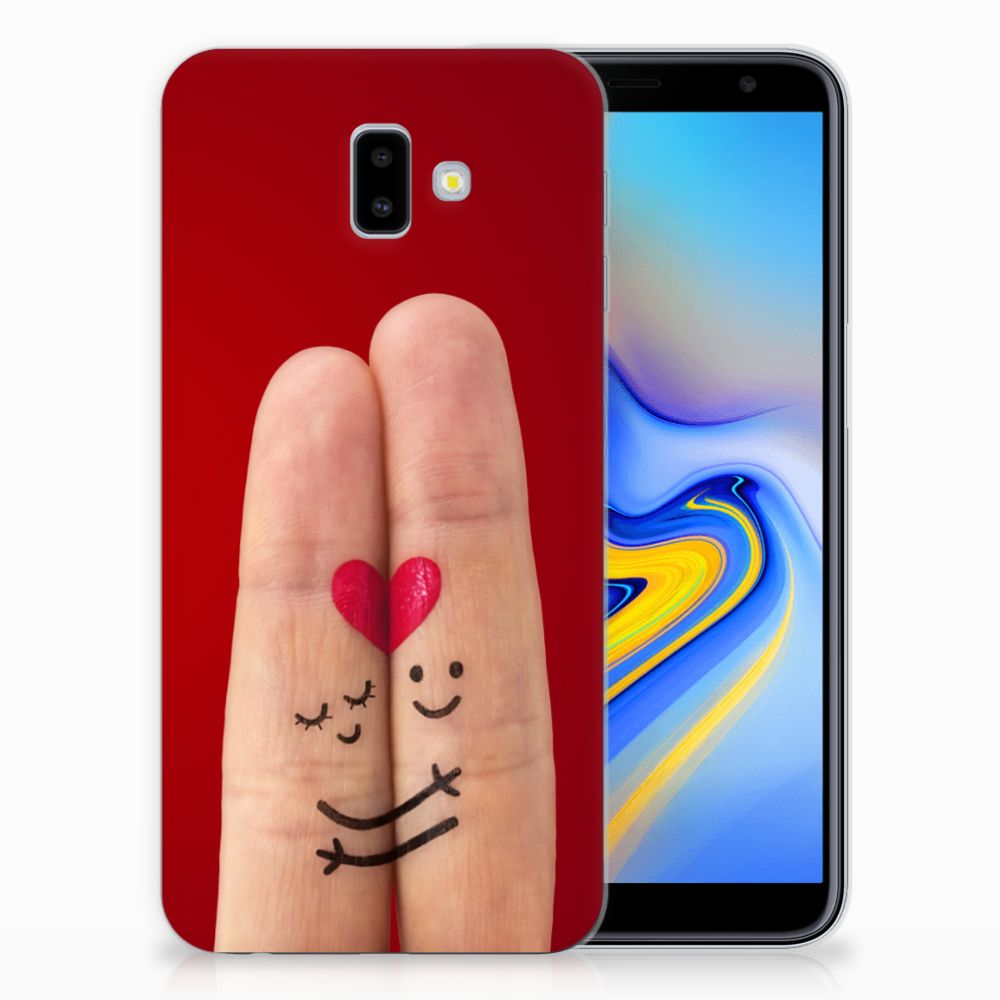 Samsung Galaxy J6 Plus (2018) Silicone Back Cover Liefde - Origineel Romantisch Cadeau