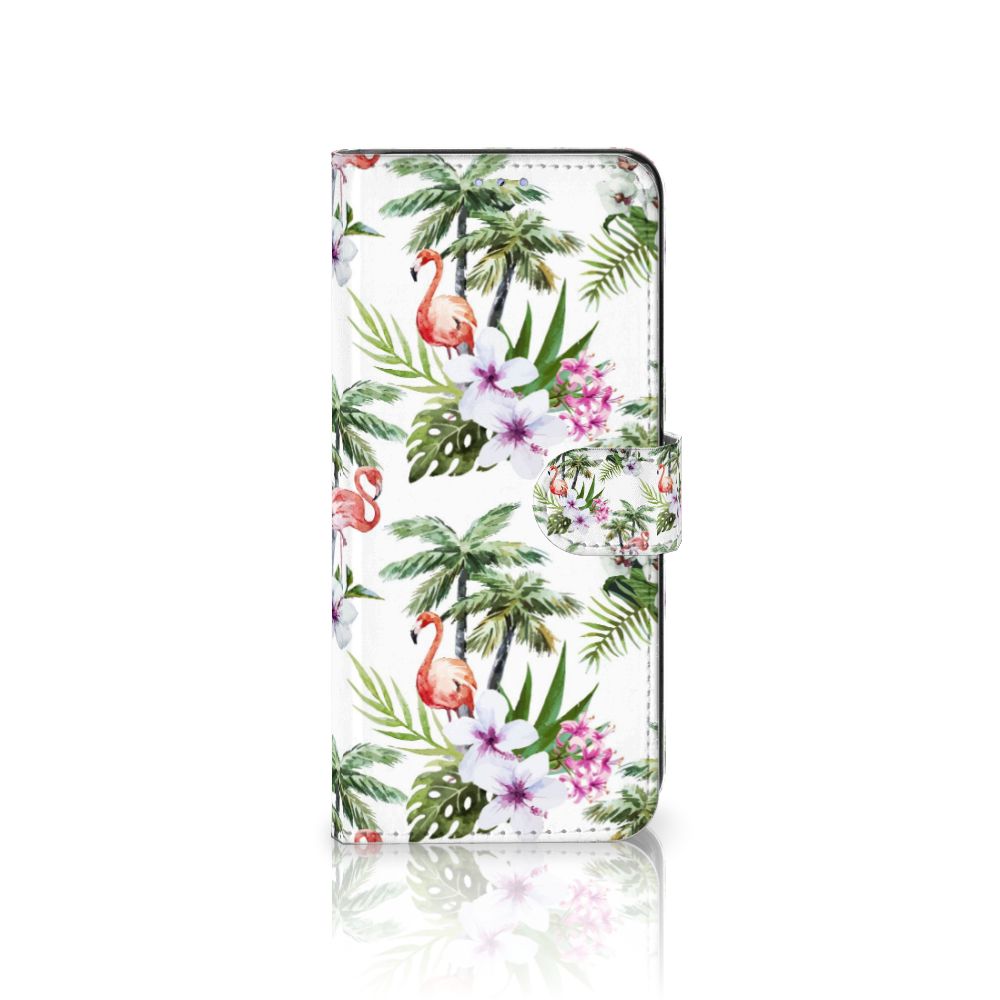 Motorola Moto G31 | G41 Telefoonhoesje met Pasjes Flamingo Palms