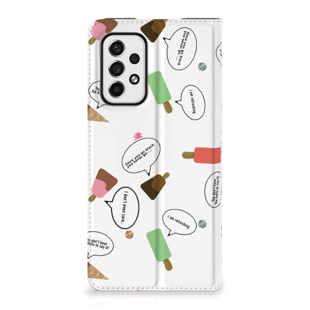 Samsung Galaxy A73 Flip Style Cover IJsjes - B2C Telecom