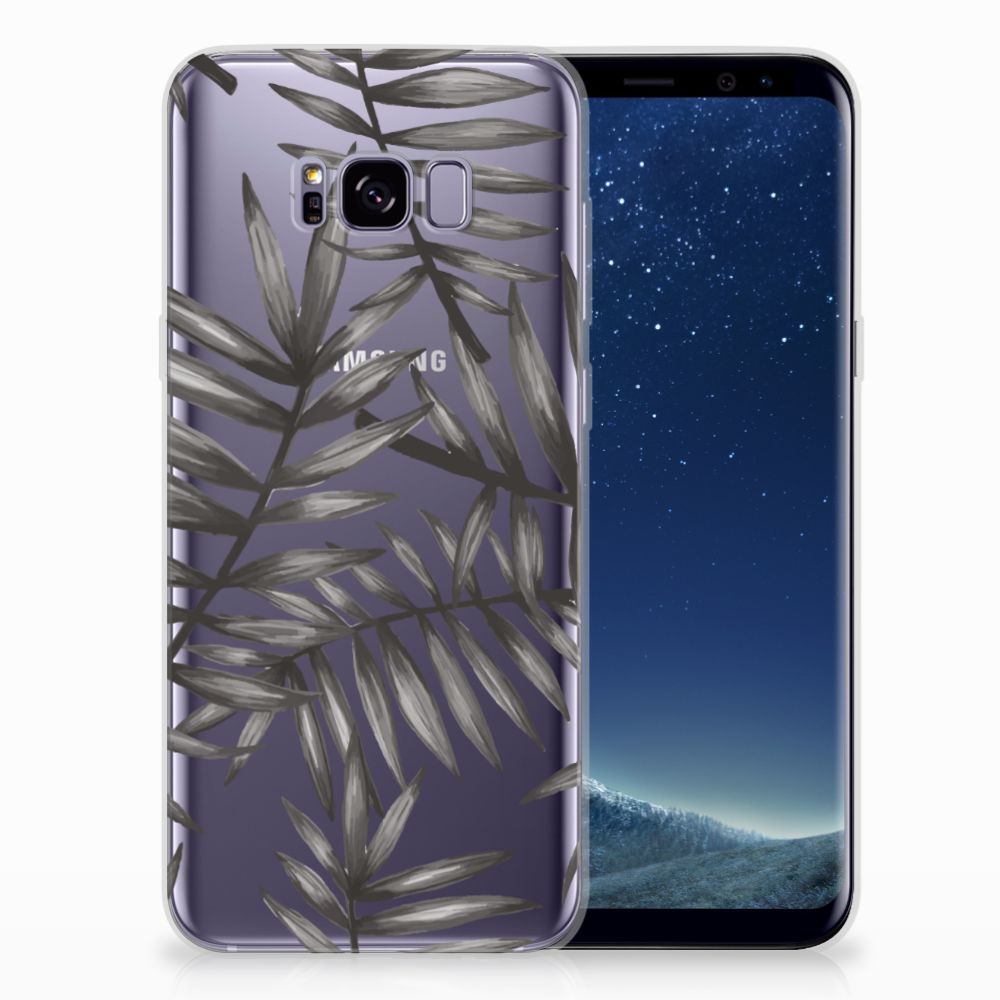 Samsung Galaxy S8 Plus TPU Case Leaves Grey
