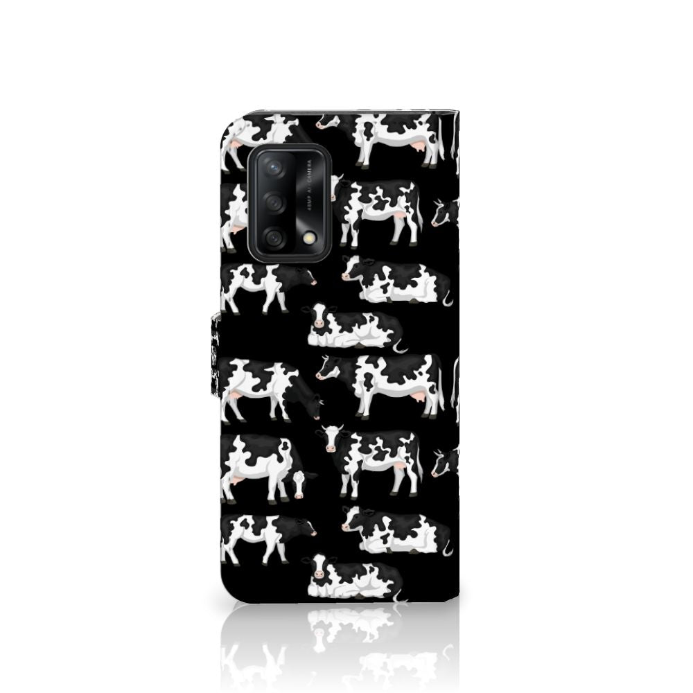 OPPO A74 4G Telefoonhoesje met Pasjes Koetjes