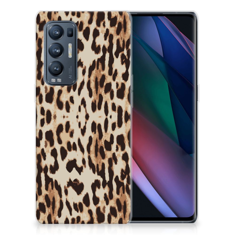 OPPO Find X3 Neo TPU Hoesje Leopard B2C Telecom