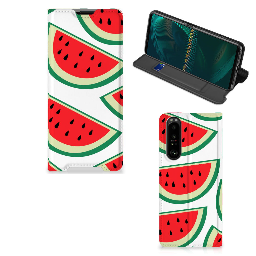 Sony Xperia 5 III Flip Style Cover Watermelons