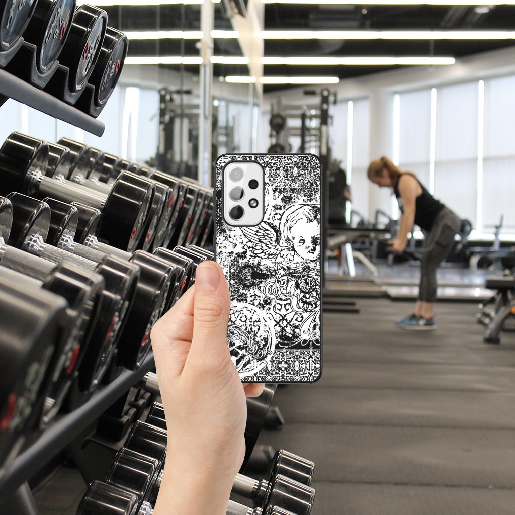 Telefoonhoesje Samsung Galaxy A73 Skulls Angel B2C Telecom