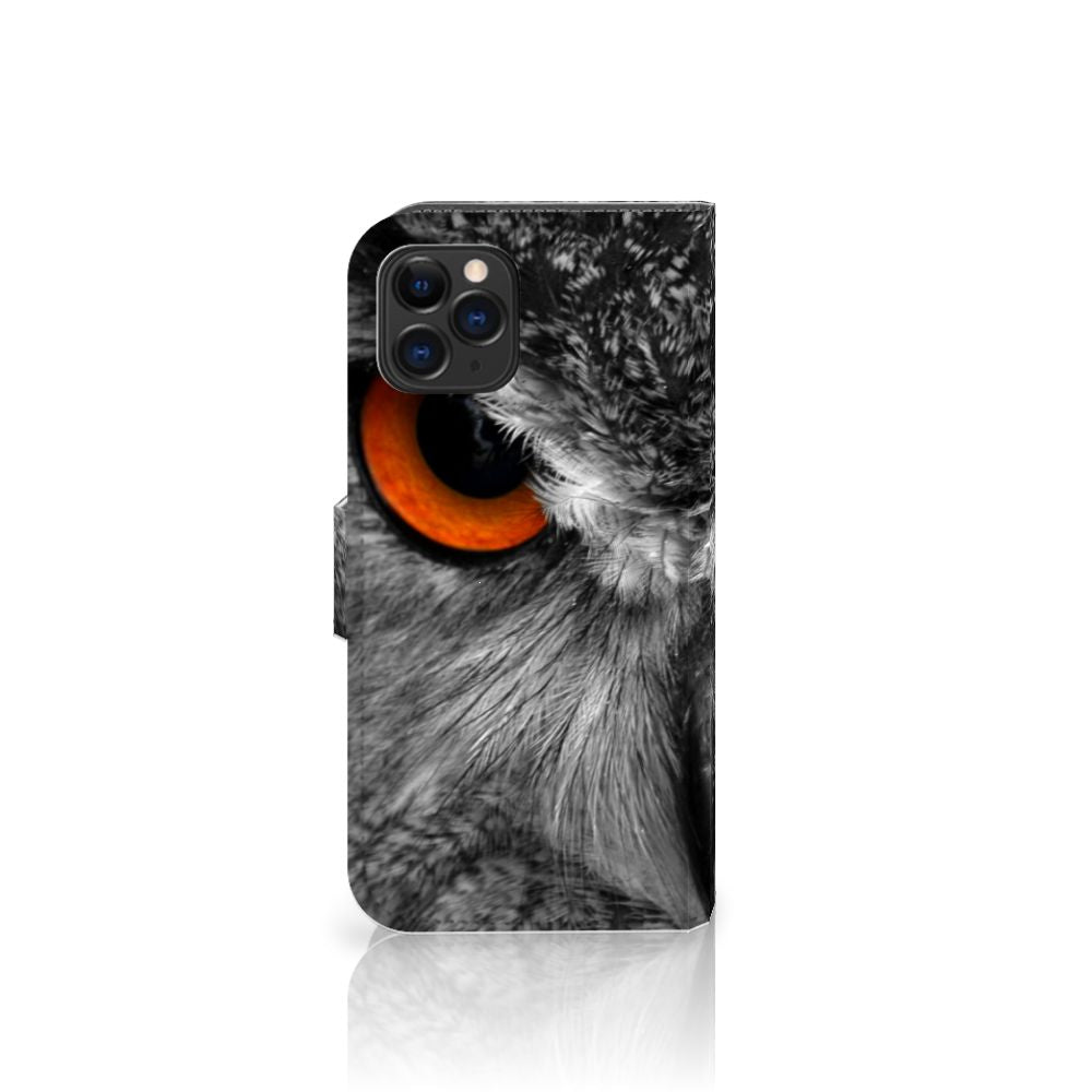 Apple iPhone 11 Pro Telefoonhoesje met Pasjes Uil