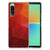 TPU Hoesje voor Sony Xperia 10 V Polygon Red