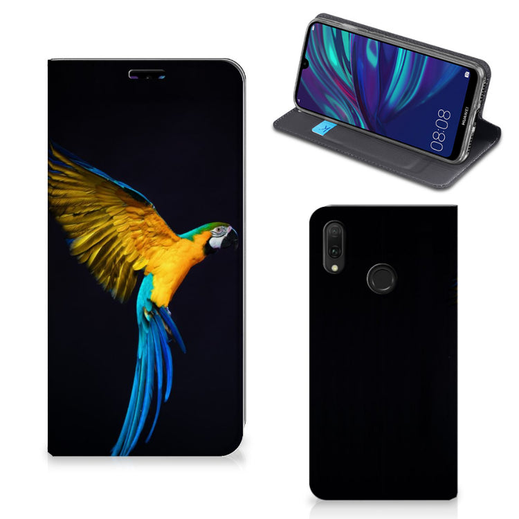 Huawei Y7 hoesje Y7 Pro (2019) Hoesje maken Papegaai