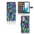 Samsung Galaxy A23 Book Case Abstract Green Blue
