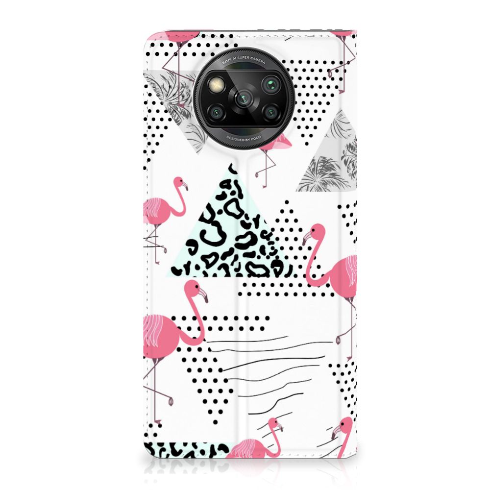 Xiaomi Poco X3 Pro | Poco X3 Hoesje maken Flamingo Triangle - B2C Telecom