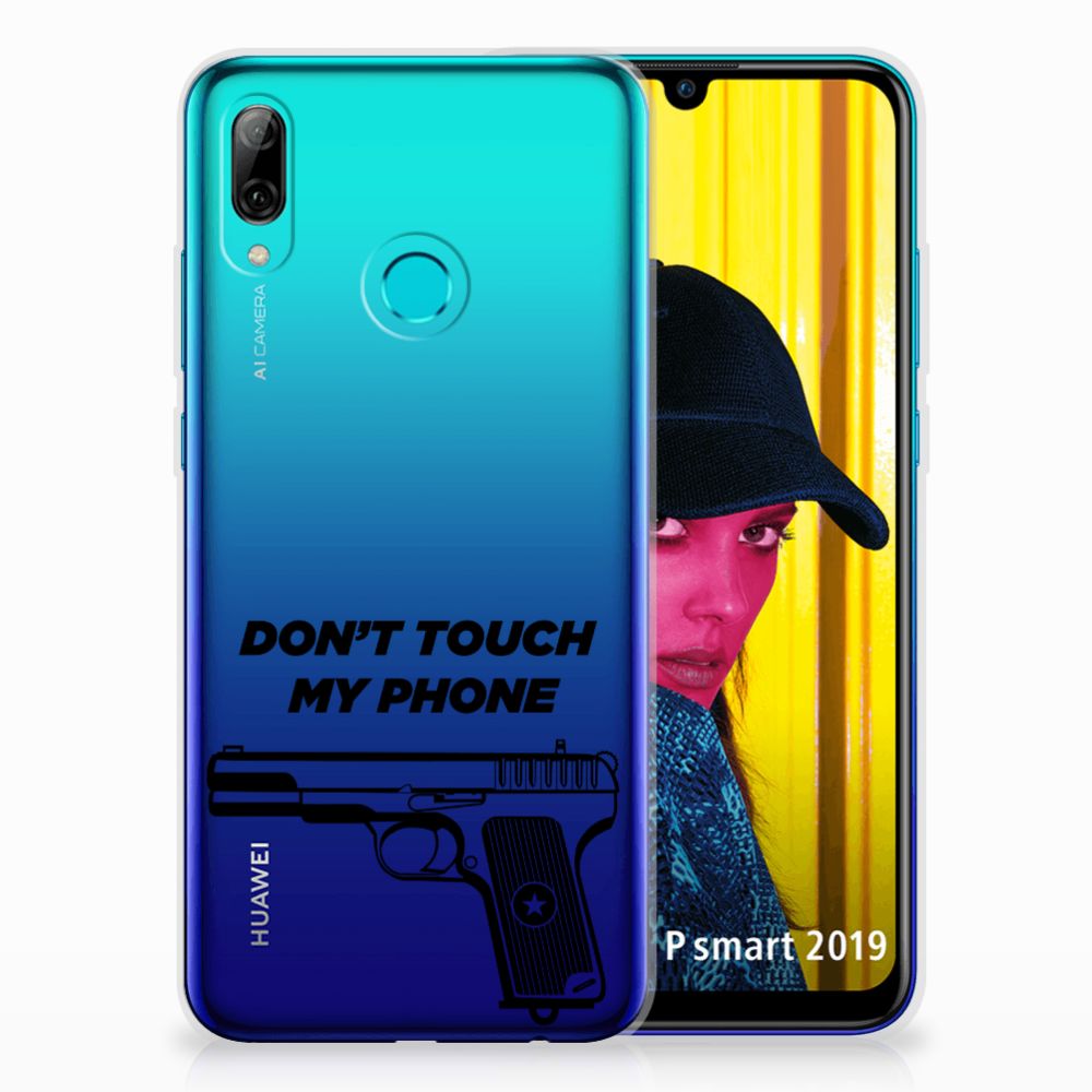 Huawei P Smart 2019 Silicone-hoesje Pistol DTMP