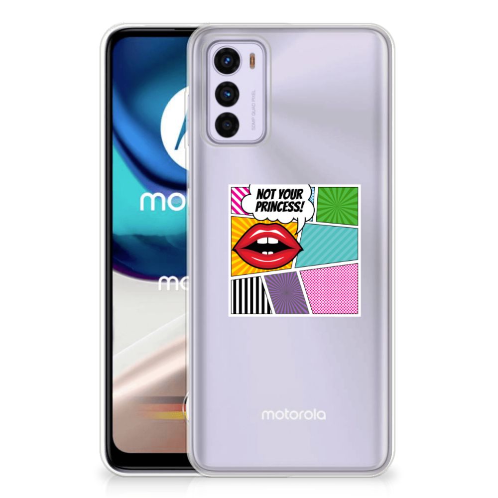 Motorola Moto G42 Silicone Back Cover Popart Princess B2C Telecom
