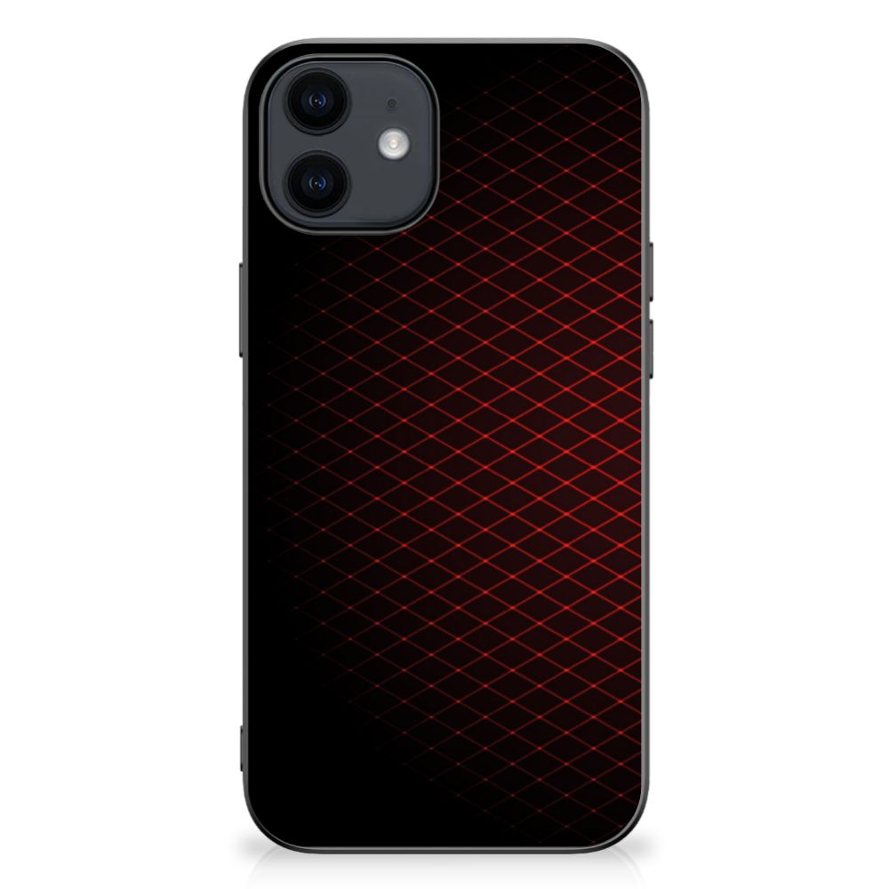 iPhone 12 Pro | 12 (6.1") Bumper Case Geruit Rood