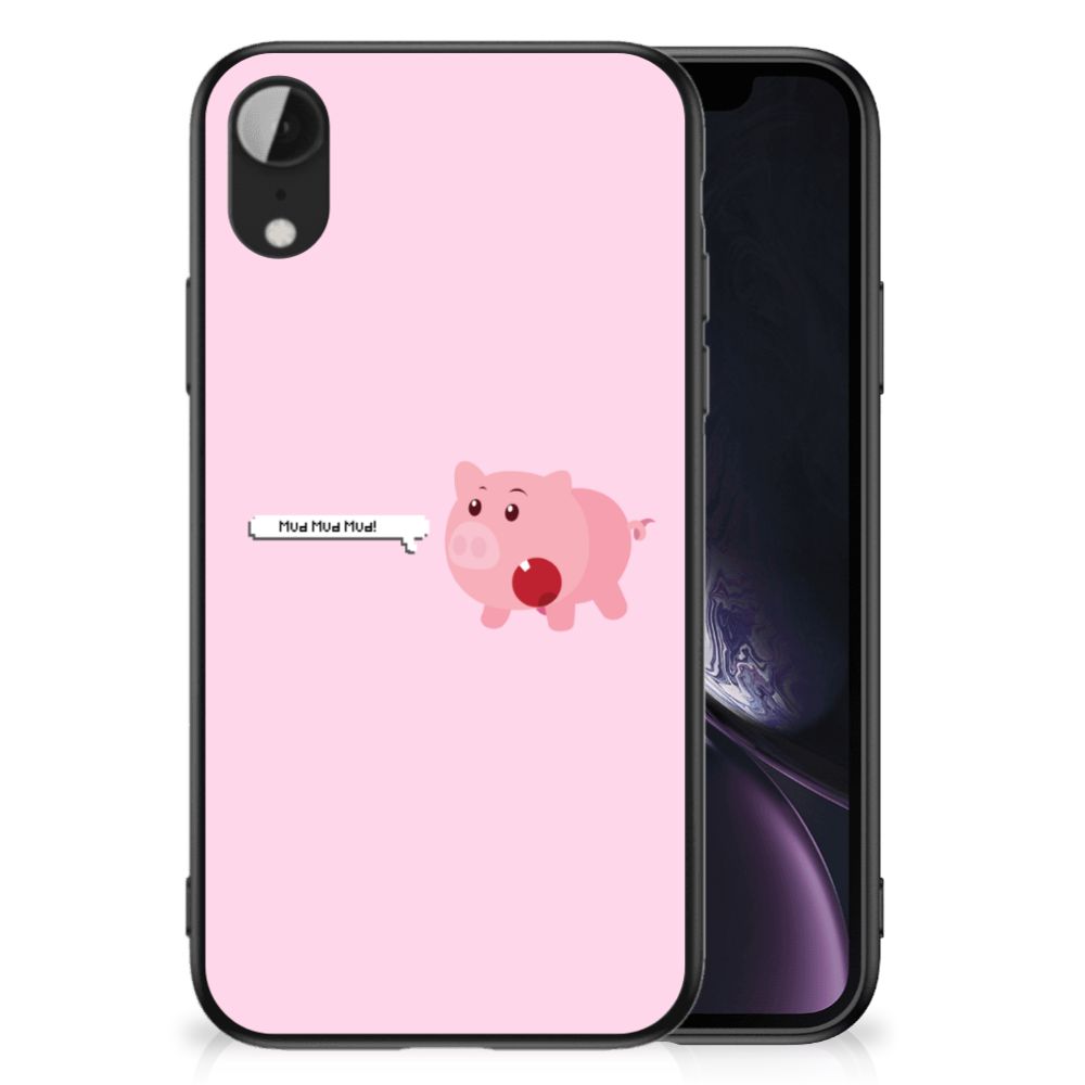 Apple iPhone XR Hoesje Pig Mud