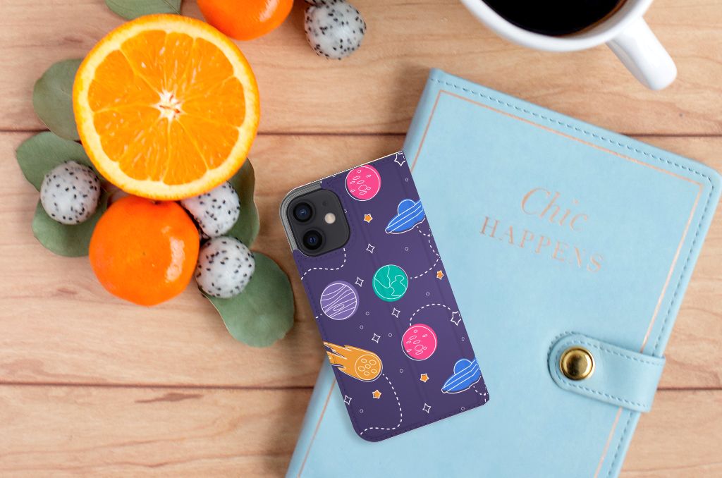 iPhone 12 Mini Hippe Standcase Space - B2C Telecom